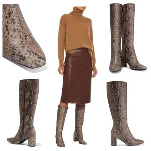 Snakeskin Python boots
